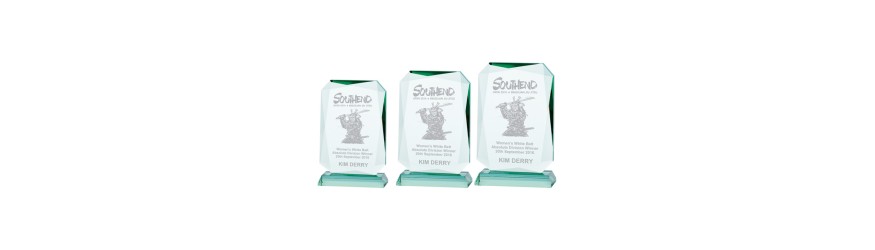RENEGADE JADE GLASS AWARD - 190MM (19MM THICK) RENEGADE JADE GLASS AWARD - 190MM (19MM THICK)